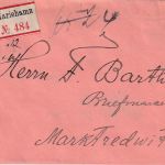 Finnland - 7x3 Kop. Einschreibebrief Mariehamn - Marktredwitz 1909