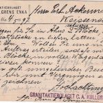 Schweden - 10 Ö. Kronen Ganzsachenkarte Uddevalla - Weißenstadt 1897