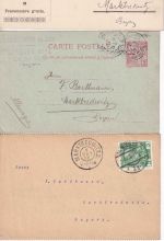 Europa/Übersee - 19 Postkarten/Ganzsachen Incoming Marktredwitz ex 1905/11