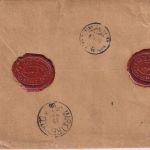 Norwegen - 60 Ö. Posthorn u.a. Einschreibebrief Trondheim - Marktredwitz 1908