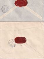 Norwegen - 40 Ö. Tarif Einschreibebrief 4 versch Darstellungen Trondheim 1909/13