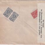 Österreich - 2 K. Freimarken u.a. Einschreibebrief Puchberg a. Schneeberge 1920