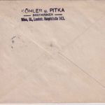 Österreich - 2x10 K. Freimarken Brief Wien - Marktredwitz 5.1.22