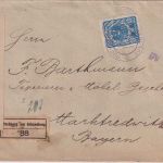 Österreich - 2 K. Freimarke Einschreibebrief Puchberg a. Schneeberg 2.10.20