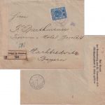 Österreich - 2 K. Freimarke Einschreibebrief Puchberg a. Schneeberg 2.10.20