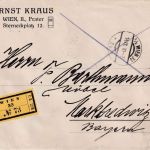 Österreich - 12 H. Reg.Jubiläum u.a. Einschreibebrief Wien - Marktredwitz 1910