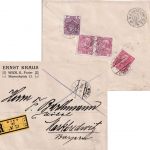 Österreich - 12 H. Reg.Jubiläum u.a. Einschreibebrief Wien - Marktredwitz 1910
