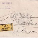 Österreich - 2x12 H. Reg.Jubiläum u.a. Einschreibebrief Wien - Marktredwitz 1909