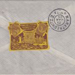 Niederlande - 5+7 1/2 C. Wilhelmina Brief Amsterdam - Marktredwitz 1909 Vignette