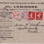 Frankreich - 2x10 C. Säerin u.a. Brief Paris - Marktredwitz 1911
