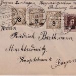 Luxemburg - 20/17 1/2 C. u.a. Brief Luxemburg-Gare - Marktredwitz 1921