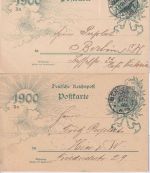 DR - 2x5 Pfg. Jahrhundert-GA Berlin C22/31.12.99 - Berlin SW48/1.1.00