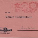 DR - Sarstedt 1931 15 Pfg. AFS "Malzfeldt Mühlenwerke" Brief n. Osnabrück