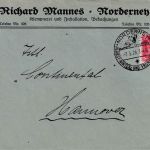 DR - Norderney 1928 Handwerbestempel Firmenbrief n. Hannover