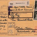 DR - 2x30 Pfg. AH Paketkarte (Luftwaffe !) Meuselwitz - Berlin 20.1.45