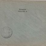 DR - 30+2x12 Pfg. Hindenburg Einschreibebrief Düsseldorf 6 - Dresden 1936