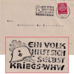 DR - Braunschweig 1940 Kriegs-WHW Masch.werbestpl. Brief n. Goslar