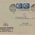 DR - Hannover 1933 Stahlhelmtag Masch.werbestpl. Ortsbrief "Hann. Stahlhelm"