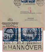 DR - Hannover 1933 Stahlhelmtag Masch.werbestpl. Ortsbrief "Hann. Stahlhelm"