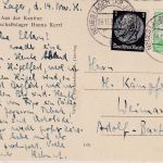 DR - Neues Lager (Kr. Jüterbog) Tagesstpl. milit. Juxkarte n. Weimar 1938