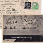 DR - Neues Lager (Kr. Jüterbog) Tagesstpl. milit. Juxkarte n. Weimar 1938