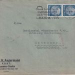 DR - Hannover 1933 Stahlhelmtag Masch.werbestpl. Ortsbrief "Hann. Stahlhelm"