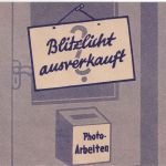 DR - Berlin SW29 1936 3 Pfg. AFS "Tetenal Photowerk" Drucksachenkarte
