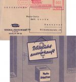DR - Berlin SW29 1936 3 Pfg. AFS "Tetenal Photowerk" Drucksachenkarte
