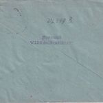 DR - Wildemann 1940 Feldpostbrief n. Hannover Weiterleitung FpNr. 27923 Retour