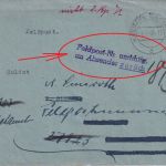 DR - Wildemann 1940 Feldpostbrief n. Hannover Weiterleitung FpNr. 27923 Retour