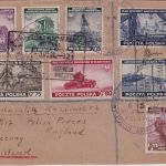 Polen/Exilregierung London - Freimarken 1941 Satz auf Briefstück