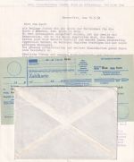 Norwegen - 25 Ö. Geophysik. Jahr Drucksachenbrief Hammerfest - Marktzeuln 1958