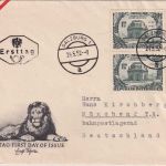 Österreich - 2x1,50 S. Tiergarten Schönbrunn Schmuck-FDC Salzburg 24.5.52