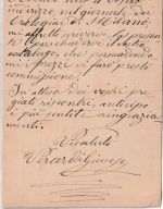 Italien - 10 C. Ganzsache+Zusatz i.d. SCHWEIZ Manduria - Chezard 1895