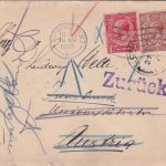 England - 1+1 1/2 P. George V. Brief n. ÖSTERREICH Paddington - Innsbruck 1929