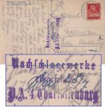 Schweiz - 20 Rp. Tell Karte Adelboden - Berlin-Charlottenburg 1925 Retourstempel