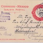 Mexiko - 4 P. Ganzsachenkarte n. FINNLAND Mexico DF - Helsingfors 1927