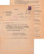 All.Bes. - Loppenhausen 16. AUG 46 alter bayer. K1 Faltdrucksache n. Flörsheim