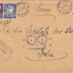 Polen - 50 Gr. Sehenswürdigkeiten u.a. Einschreibebrief Bydgoszcz - Berlin 1938