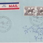Australien - Quantas Firstflight Boeing Sydney Tokio 1961 Luftpostkarte