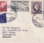 Australien/Ross Dependency - Freimarken 1957 Satzbrief/Luftpost SST Royal Visit