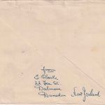 Neuseeland - Siegesausgabe/Kinderhilfswerk Lupo-Brief i.d. SCHWEIZ Dunedin 1952