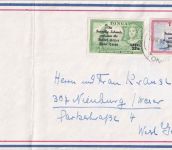 Tonga - 21+2 S. Friedenskorps Luftpostbrief Nuku'Alofa - Nienburg 1968