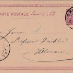 Ägypten - 3 M. Ganzsachenkarte Kairo- Helouan 1895 Empfänger !!