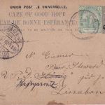 Cape of Good Hope - 1 P. Bildganzsache/Überdruck + Zusatz Capetown 1902