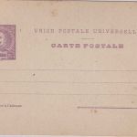 Azoren/Angra - 40 R. Ganzsachenkarte ungebraucht