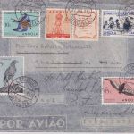 Angola - 4 A. Heiliges Jahr u.a. Luftpostbrief n. ENGLAND Benguela 1952