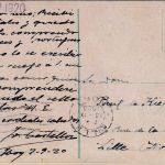 Spanien/Marokko - 1/4 C. Zeitungsmarke/Überdruck u.a. karte n. FRANKREICH 1920