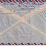 Kamerun - 2x15 Fr. Edea Staudamm Luftpostbrief Douala - Nienburg 1954