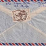 Togo - 40 Fr. Elefant u.a. Luftpostbrief Lome - Nienburg 1954